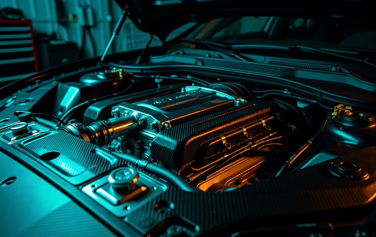 High-performance engine detail